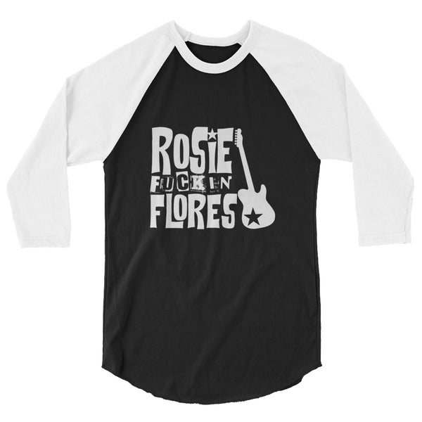 Rosie Fuckin Flores 3/4 sleeve raglan shirt