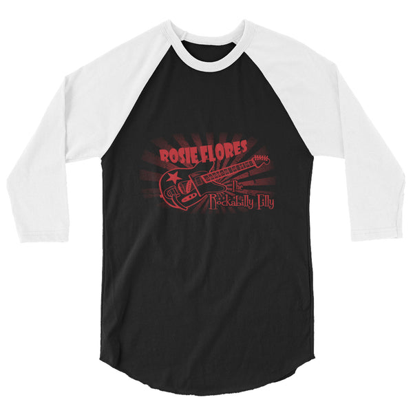 Rockabilly Filly 3/4 sleeve raglan shirt